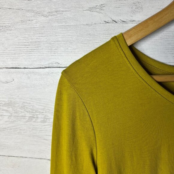 Duluth Trading Co Shirt Womens Size Large Chartreuse Long Sleeve Tee Gorpcore - Picture 6 of 16